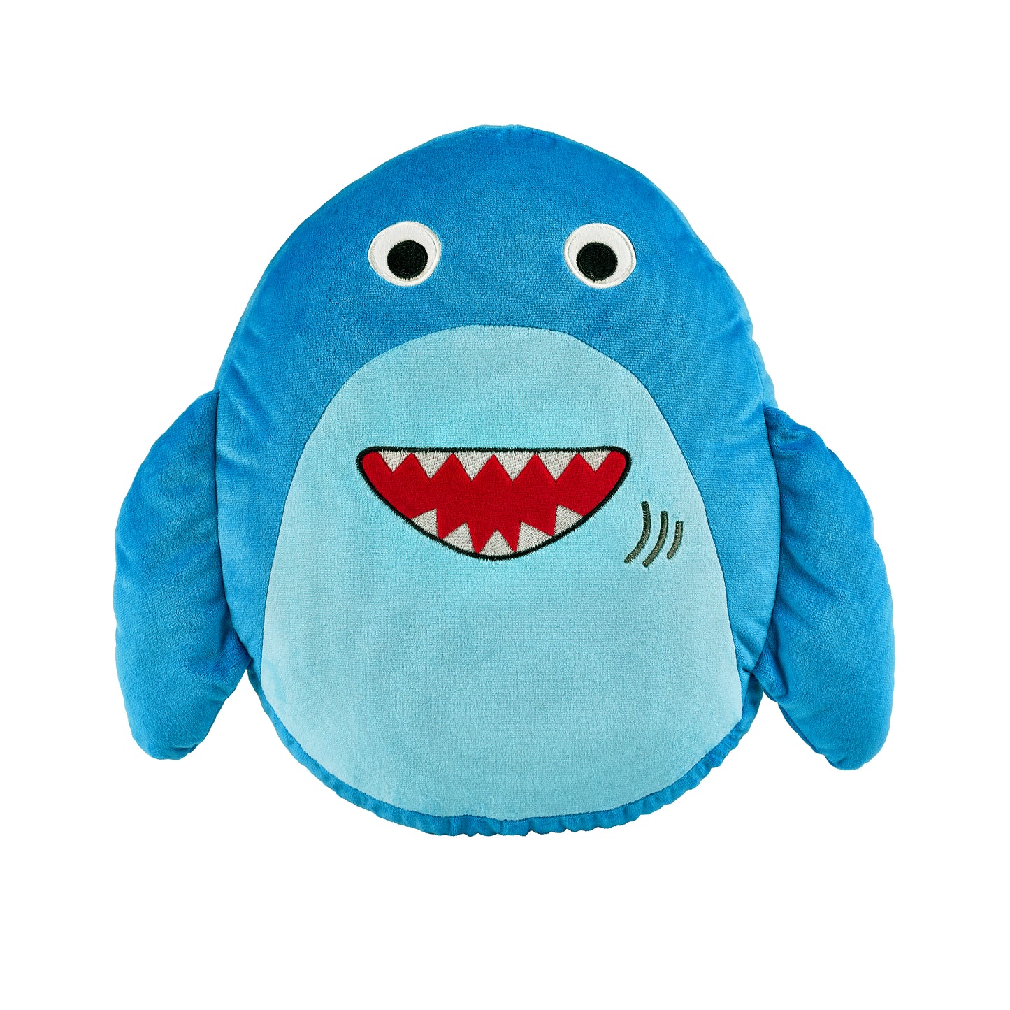 Sheldon the Shark 3D Shaped Cushion in Navy Blue by Catherine Lansfield Kids