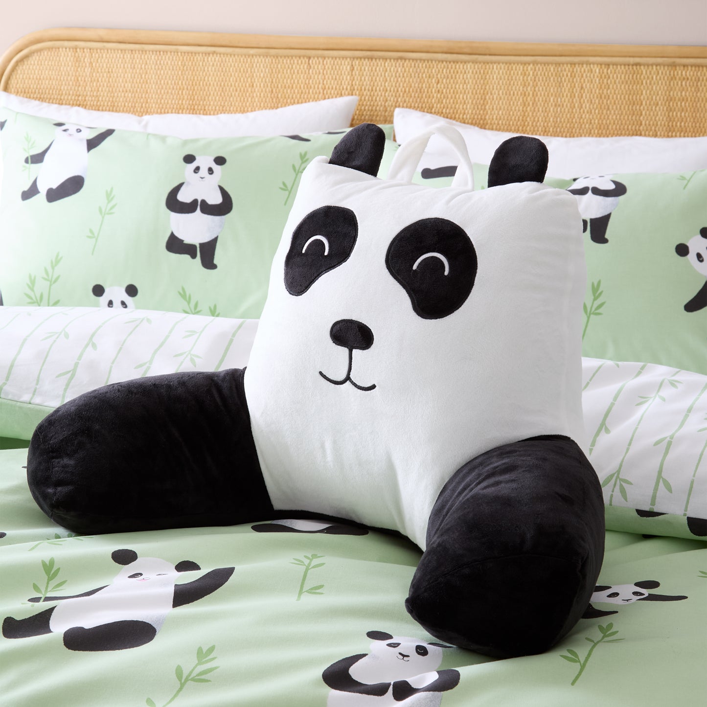 Perry Panda Cuddle Cushion Back Rest by Catherine Lansfield Kids