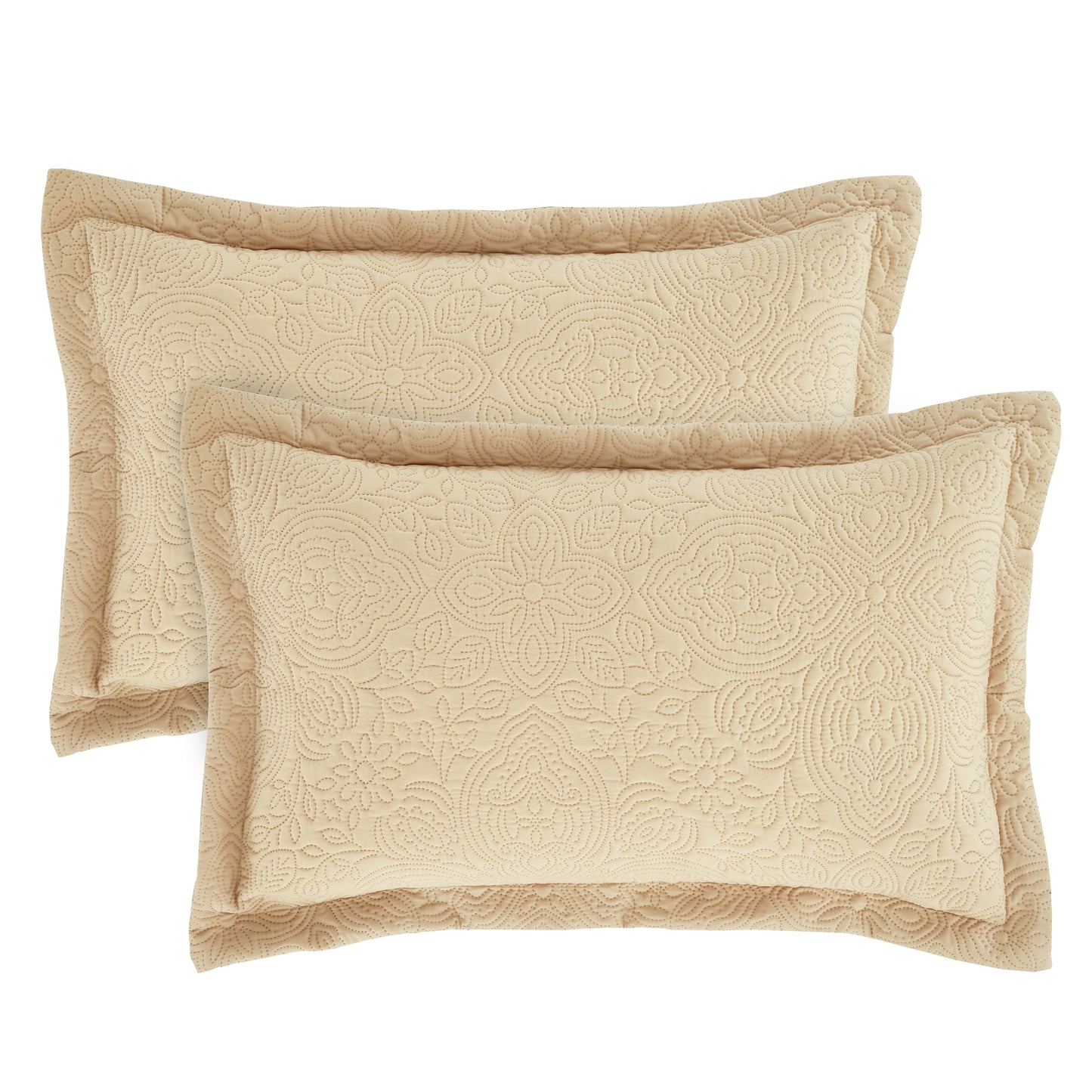 Casablanca Pinsonic Pillowsham Pair in Natural by Pineapple Elephant