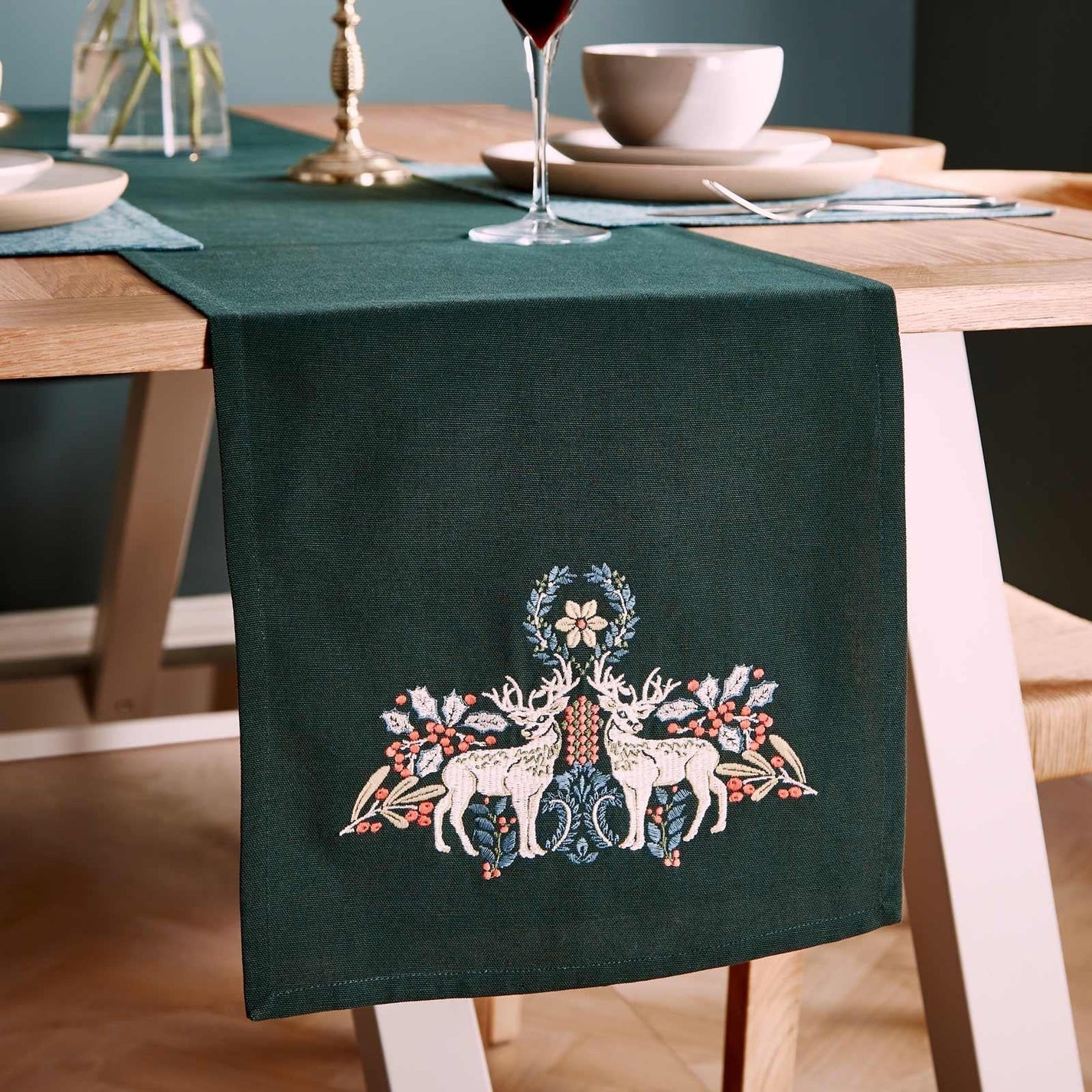 Majestic Stag Table Runner