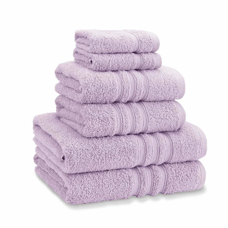 Zero Twist 6 Piece Towel Bale Set in Lilac by Catherine Lansfield