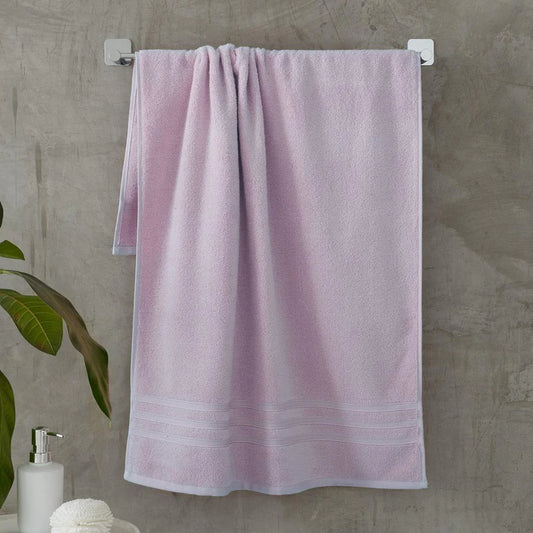 Zero Twist Bath Sheet Pair in Lilac by Catherine Lansfield