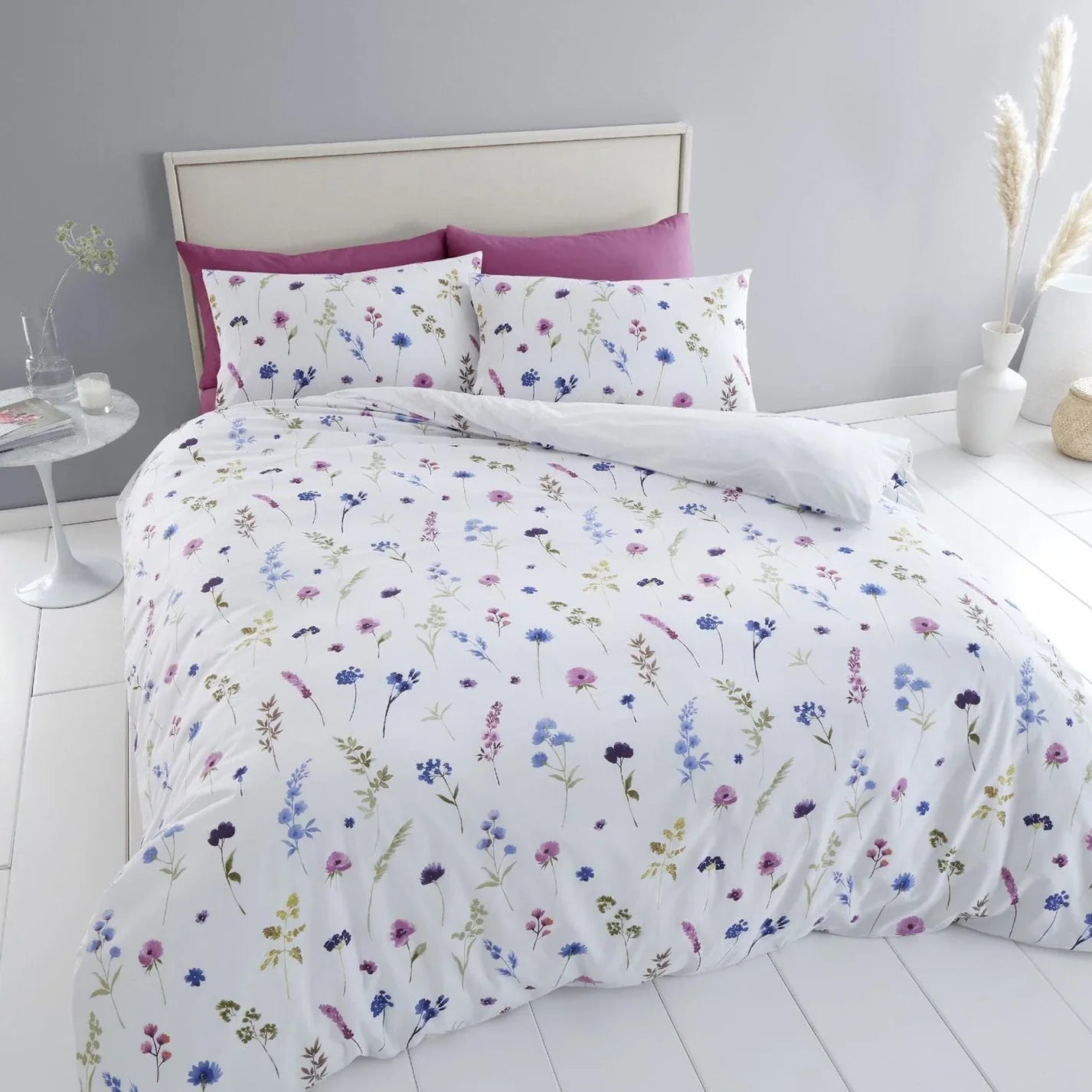 Countryside Floral Reversible Duvet Cover Set by Catherine Lansfield