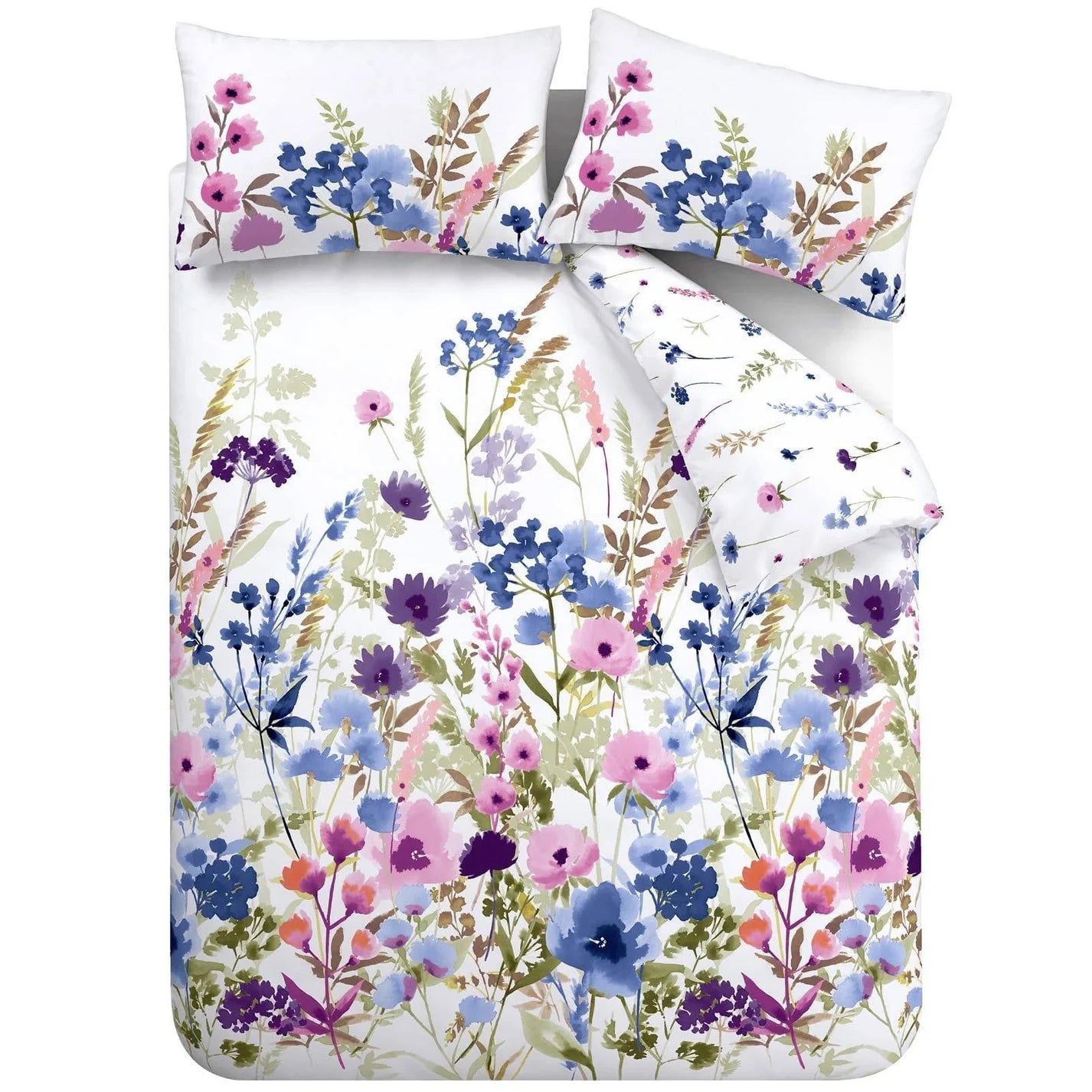 Countryside Floral Reversible Duvet Cover Set by Catherine Lansfield