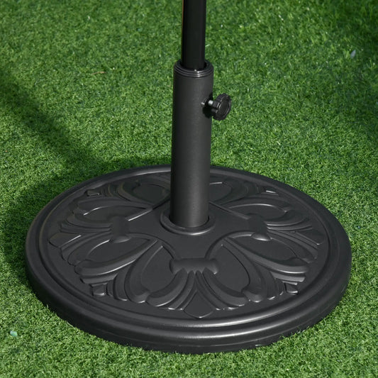 13kg Round Parasol Base - Black