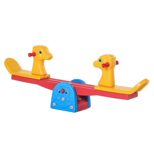 Kids Seesaw with Easy-Grip Handles for 1-4 years old