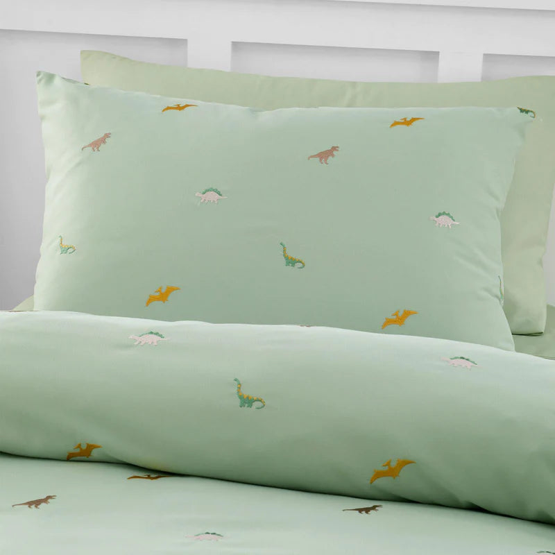 Embroidered Dinosaur Duvet Cover Set by Catherine Lansfield