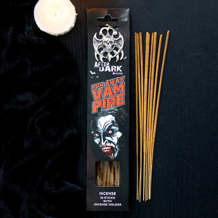 Run Away Vampire Incense Sticks with Holder