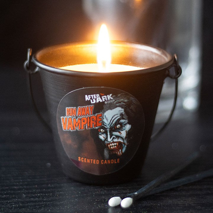 Run Away Vampire Candle Bucket