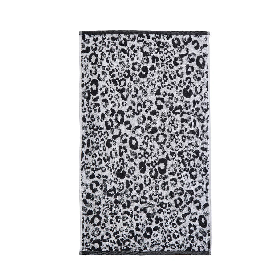 Animal Print Towels by Fusion Bathroom in Black