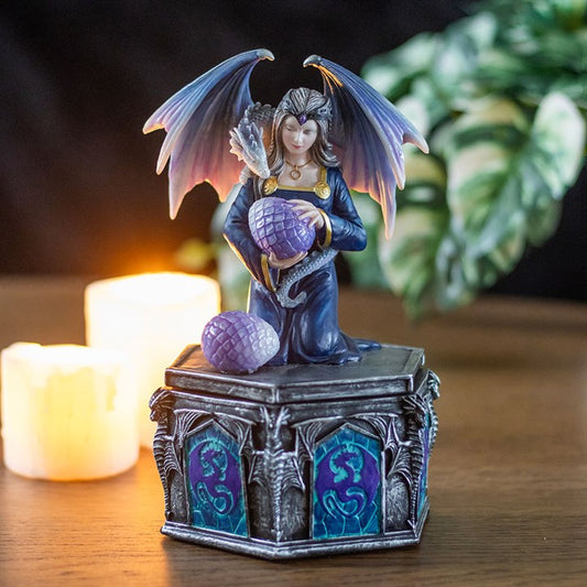 Dragon Friendship Spring Box by Anne Stokes