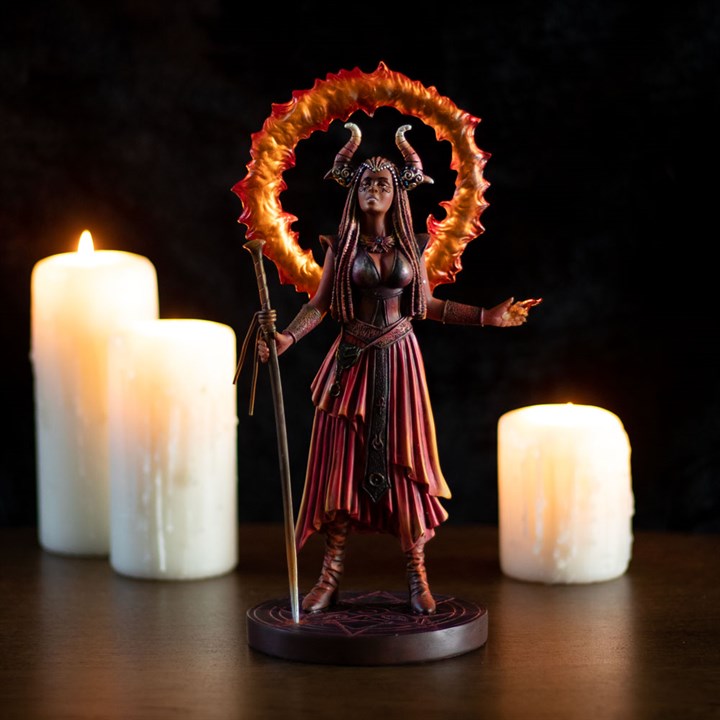 Fire Elemental Sorceress Figurine by Anne Stokes