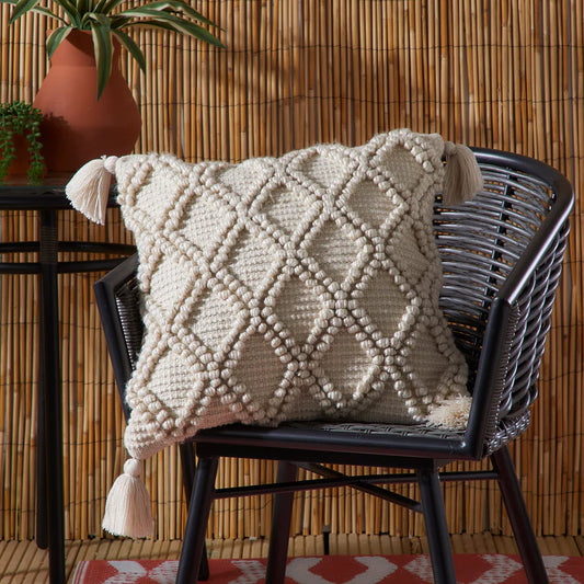 Alda Outdoor Filled Cushion by Drift Home in Natural