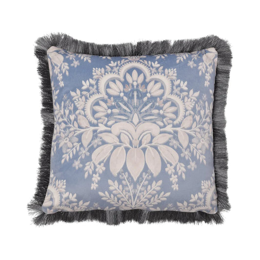 Alexia Filled Cushion by Appletree Heritage in Blue