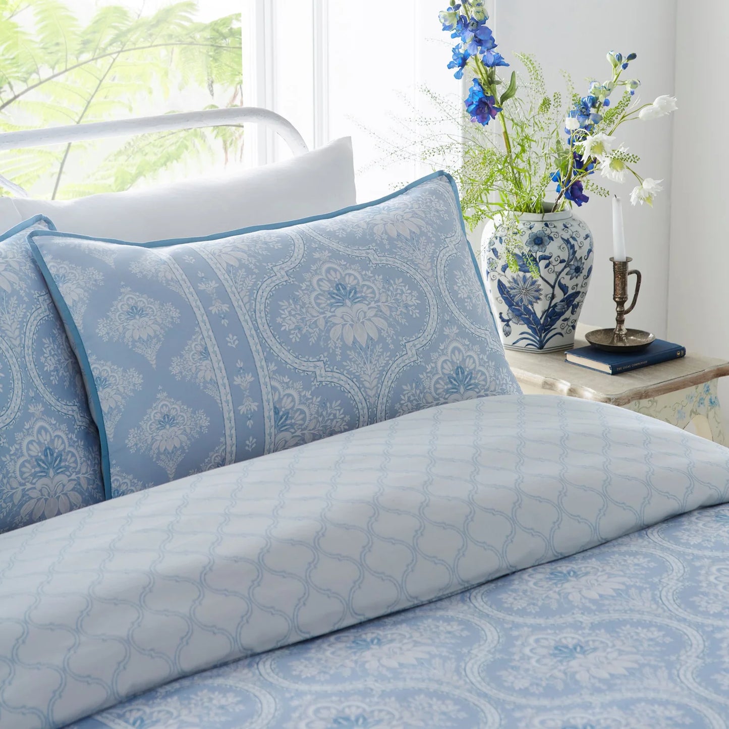 Alexia Duvet Cover Set by Appletree Heritage in Blue