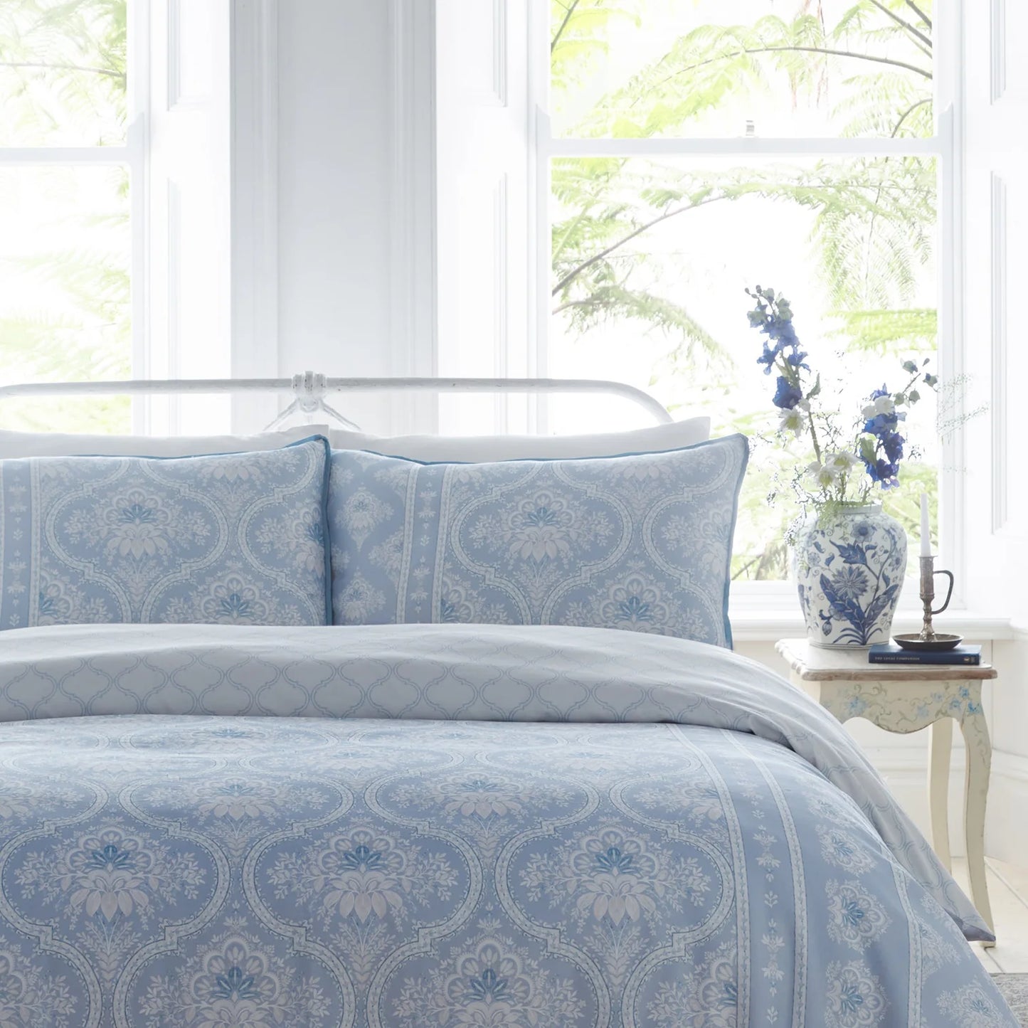 Alexia Duvet Cover Set by Appletree Heritage in Blue