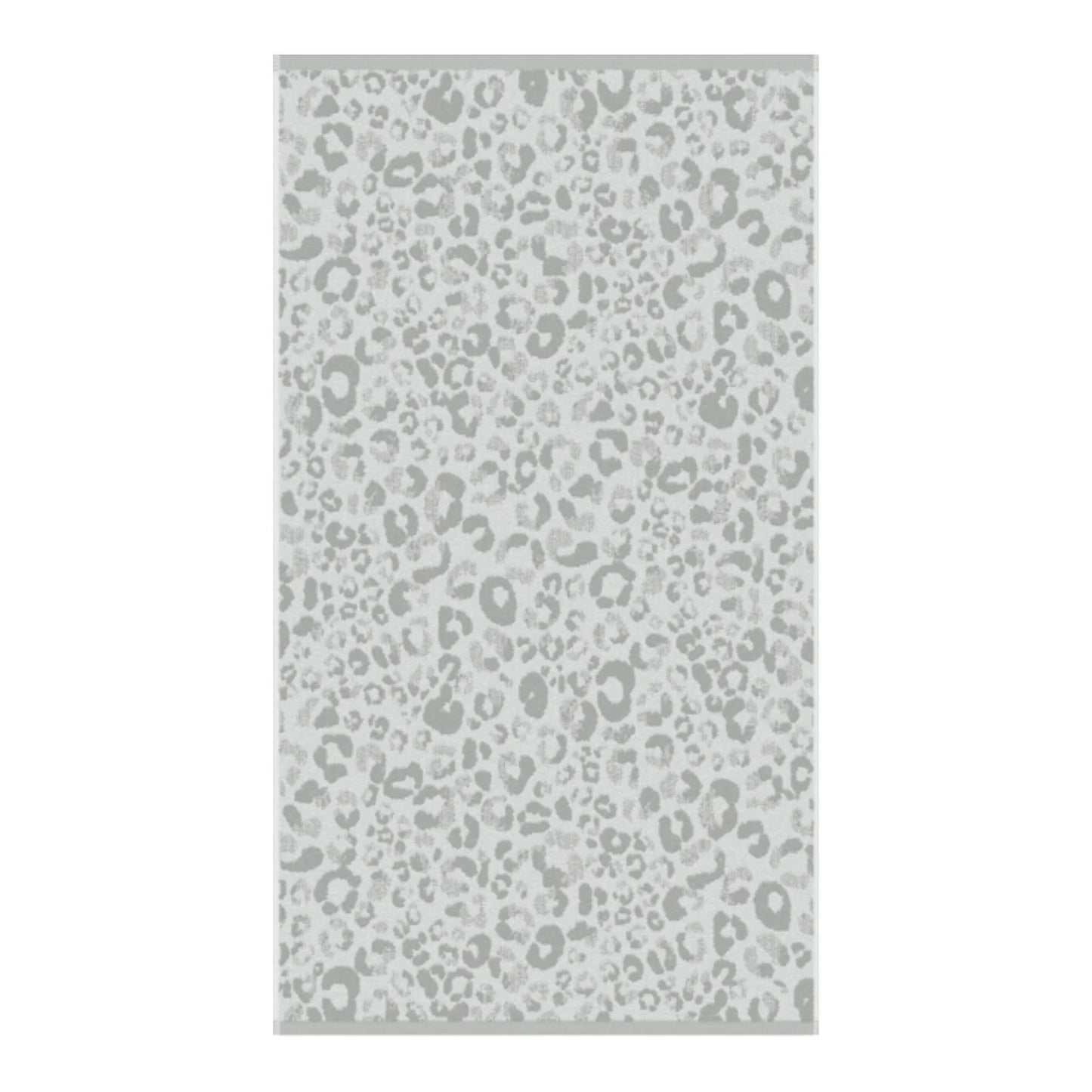 Animal Print Hand and Bath Towels by Fusion Bathroom in Grey