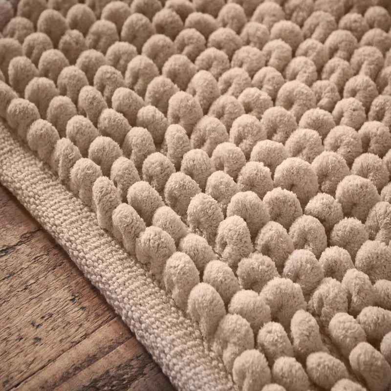 Aspen Bobble Bath Mat or Bath Runner in Natural by Bianca