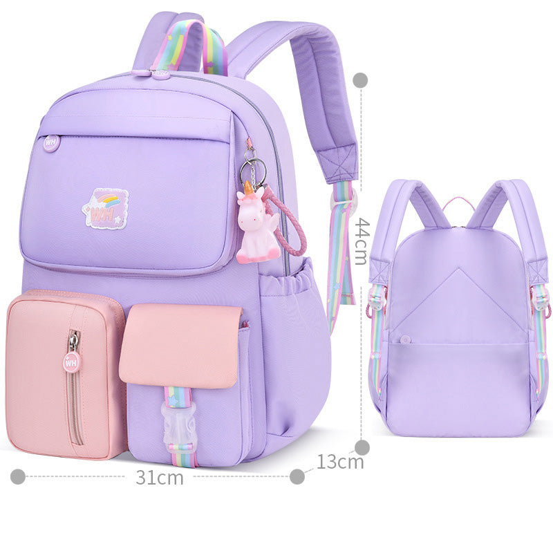 Water Resistant Childrens Backpack School Bags for Girls, 3 Colourways