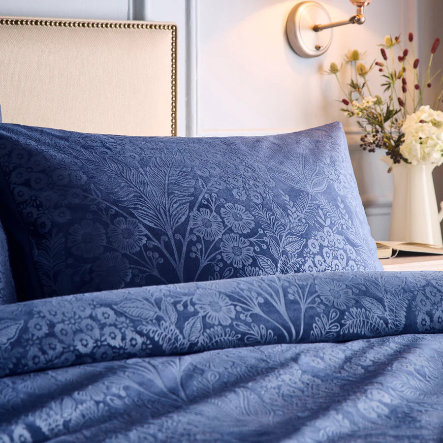 Berkley Duvet Cover Set by Appletree Heritage in Navy