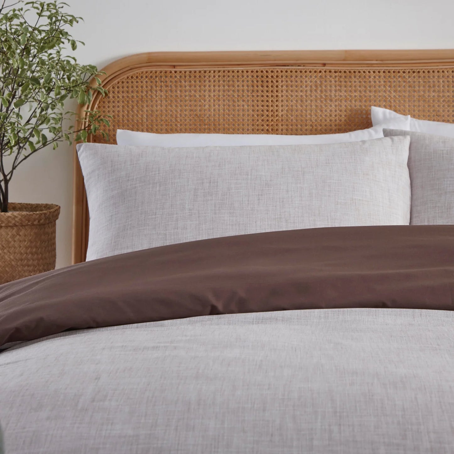 Biscay Duvet Cover Set by Appletree Loft in Brown