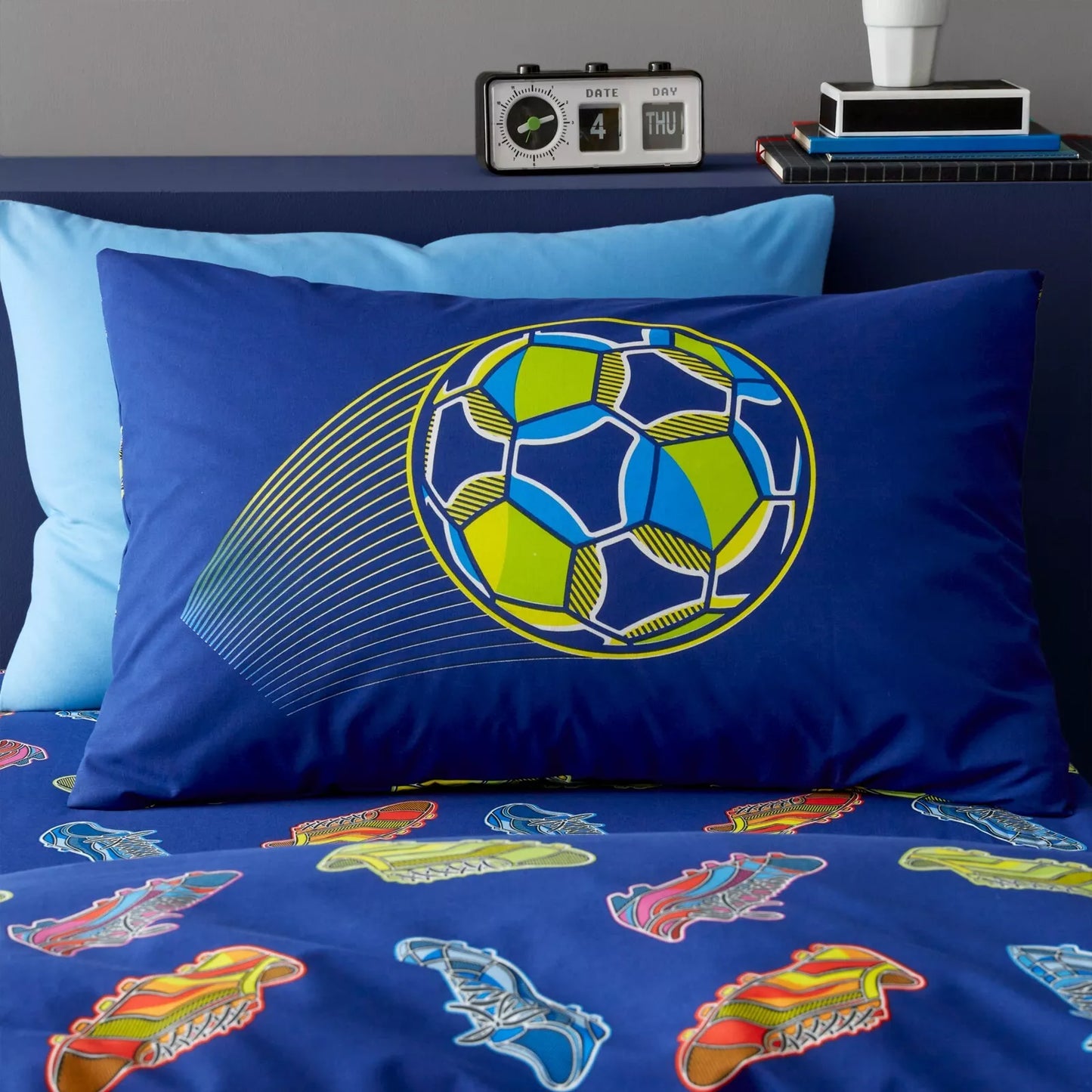 Bright Football Duvet Cover Set by Catherine Lansfield Kids