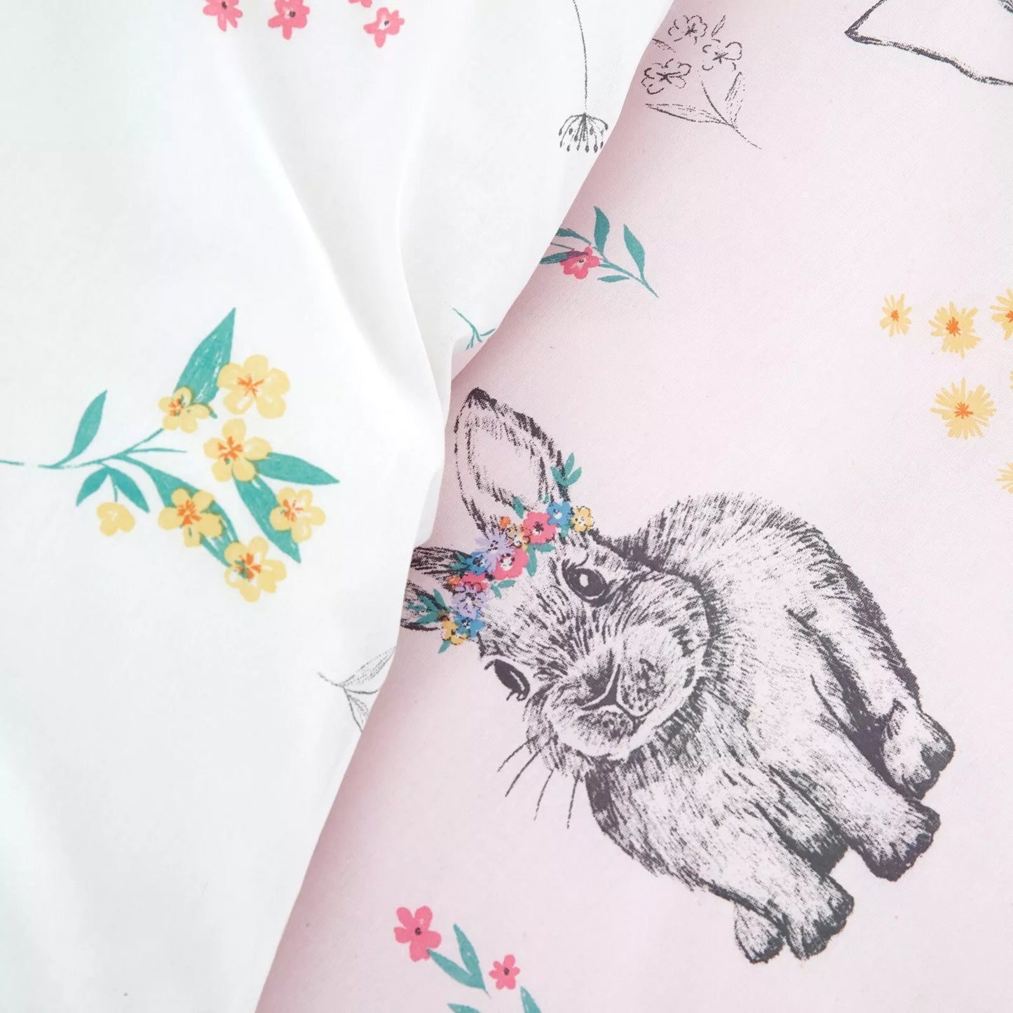 Bunny Tails Duvet Cover Set by Catherine Lansfield Kids