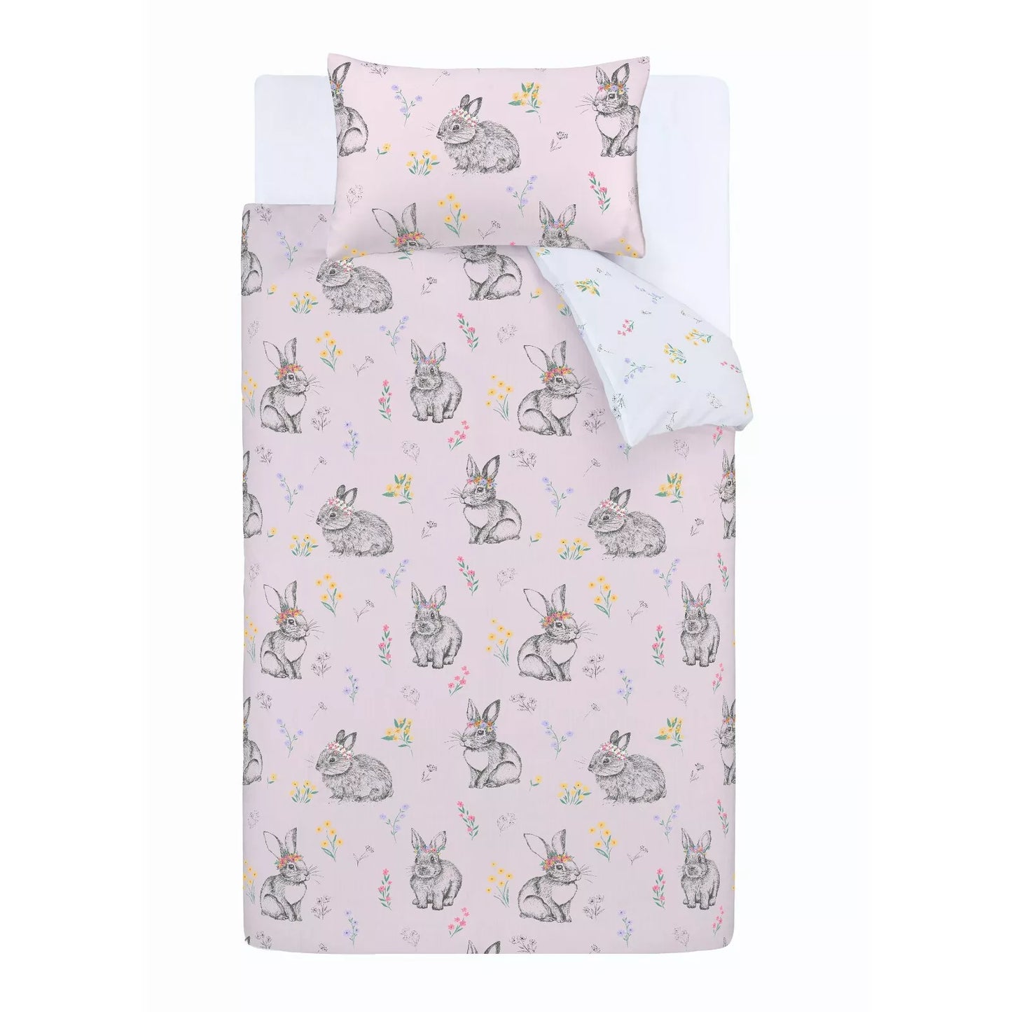 Bunny Tails Duvet Cover Set by Catherine Lansfield Kids