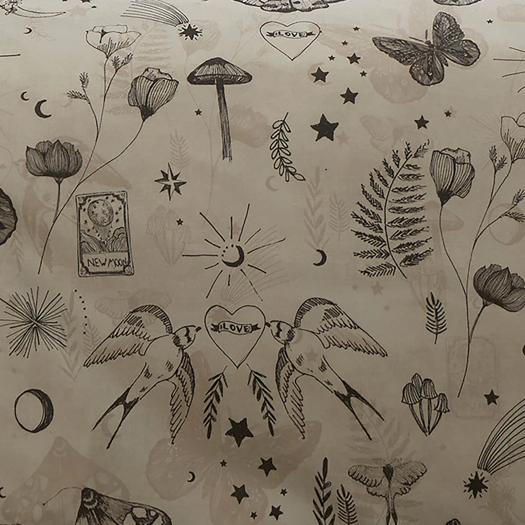 Celeste Duvet Cover Set in Grey