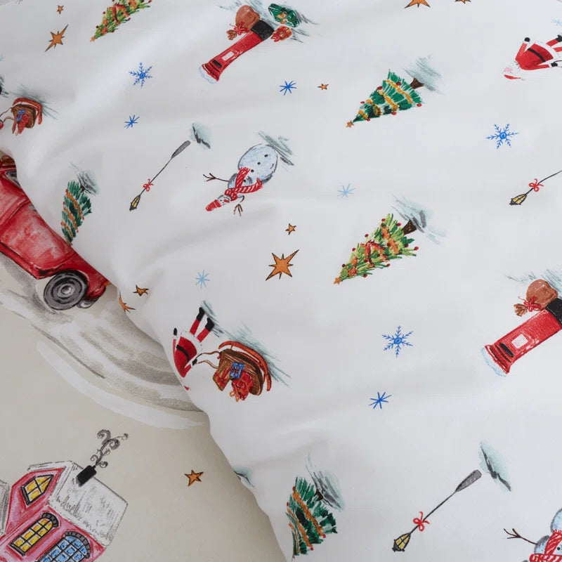 Christmas Town Reversible Duvet Cover Set by Catherine Lansfield