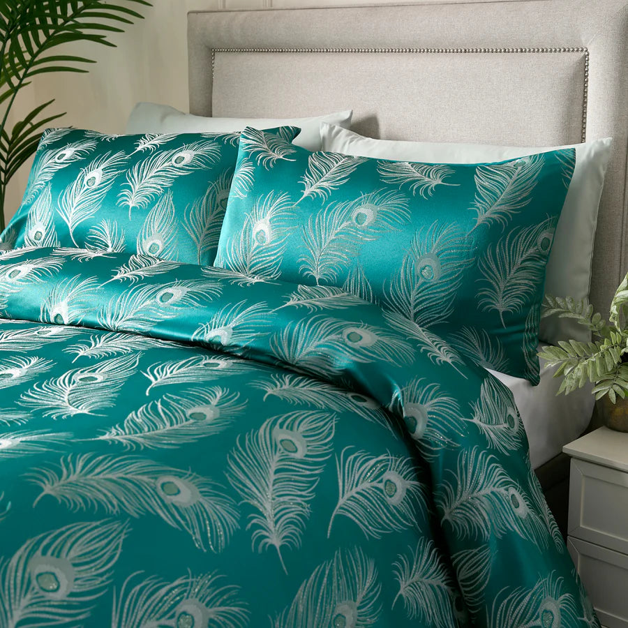 Dandy Duvet Cover Set by Laurence Llewelyn-Bowen in Teal