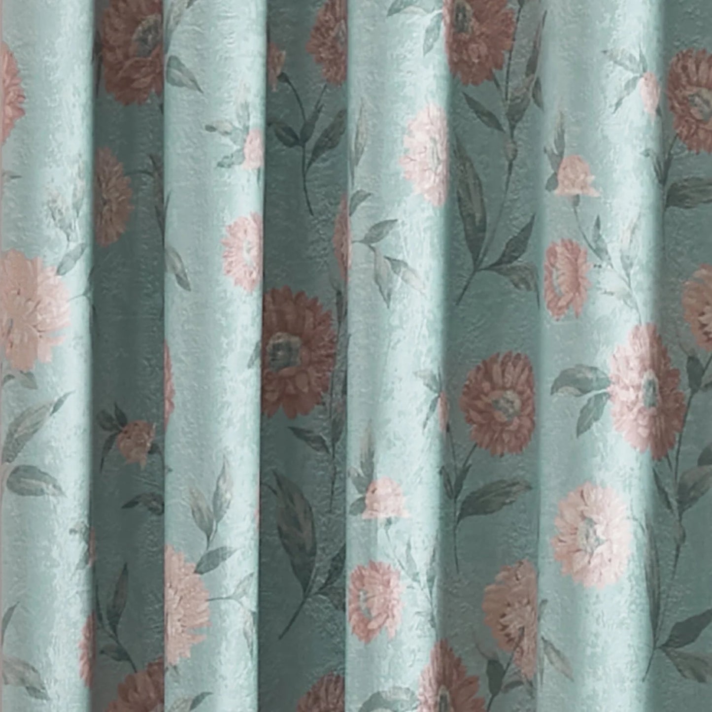 Dahlia Eyelet Curtains by Dreams & Drapes Curtains in Duck Egg