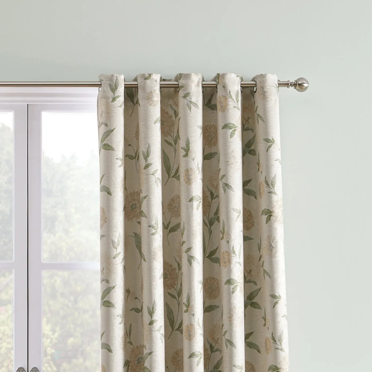 Dahlia Eyelet Curtains by Dreams & Drapes Curtains in Natural