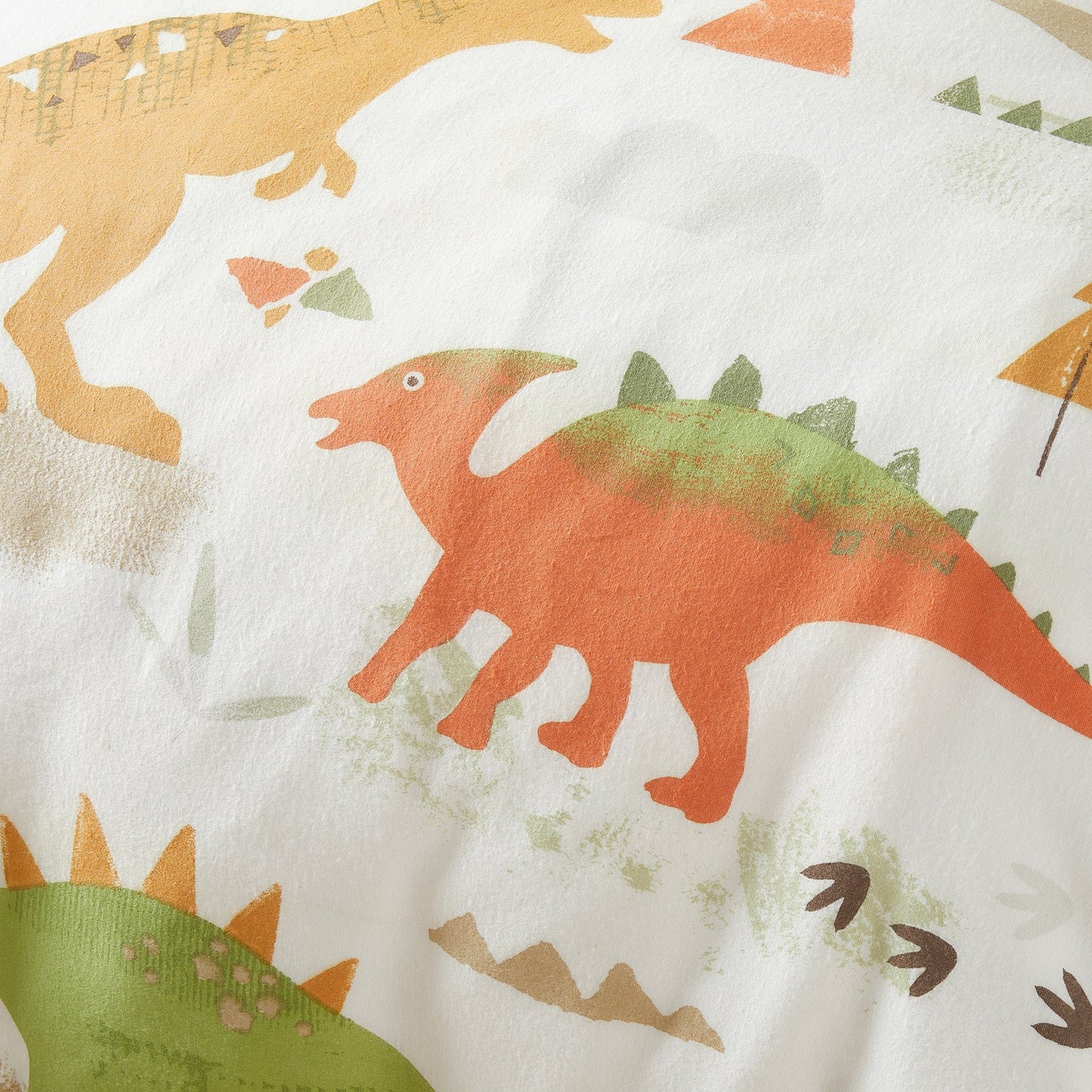 Dino Duvet Cover Set by Bedlam in Green