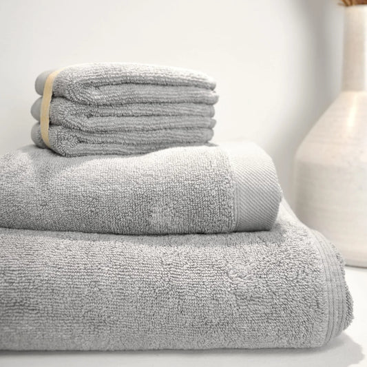 Abode Eco Towels by Drift Home in Grey