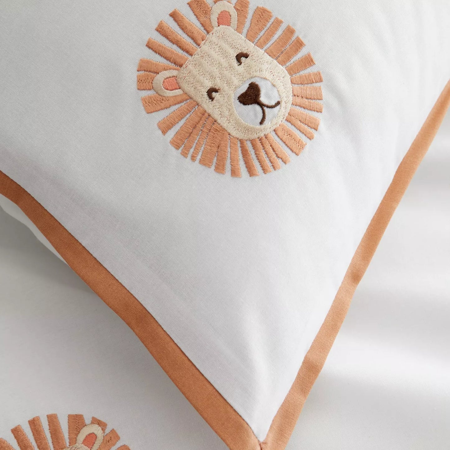 Embroidered Lions Duvet Cover Set by Catherine Lansfield Kids