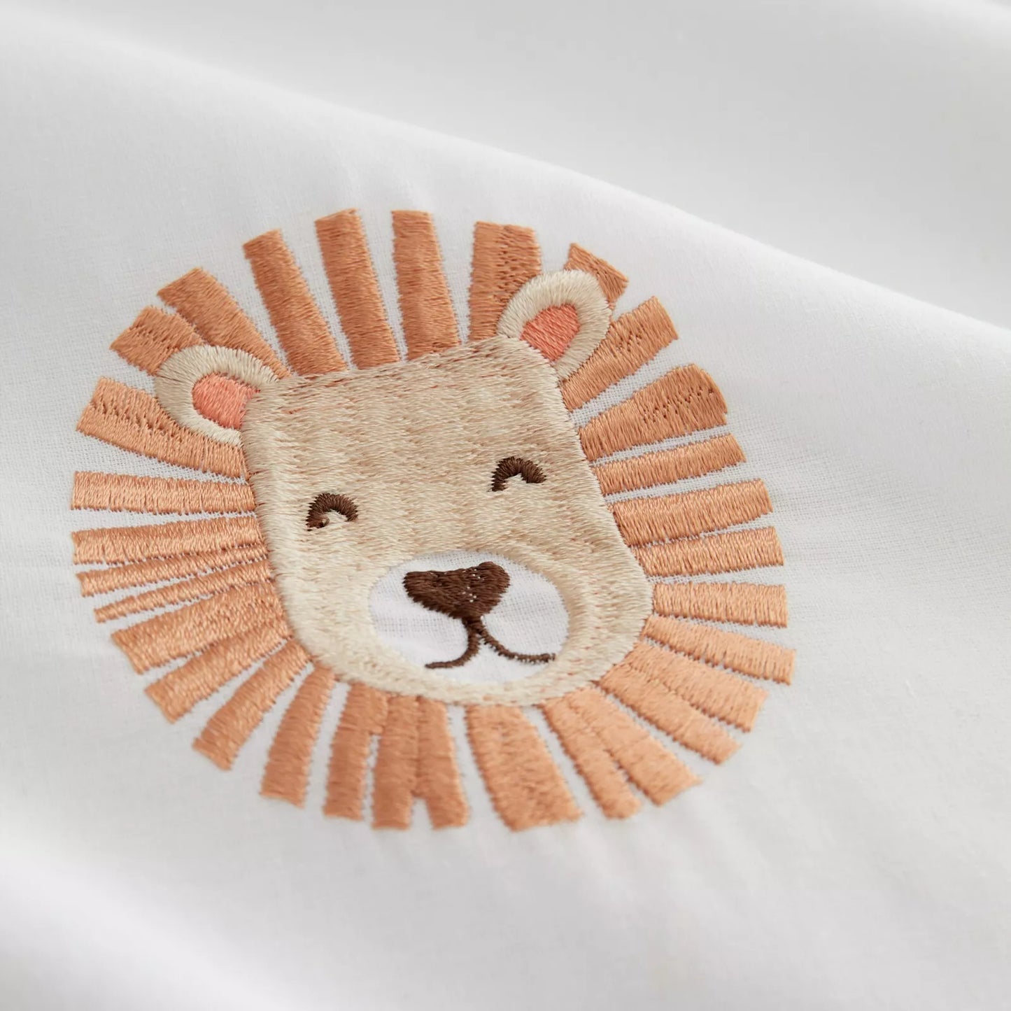 Embroidered Lions Duvet Cover Set by Catherine Lansfield Kids