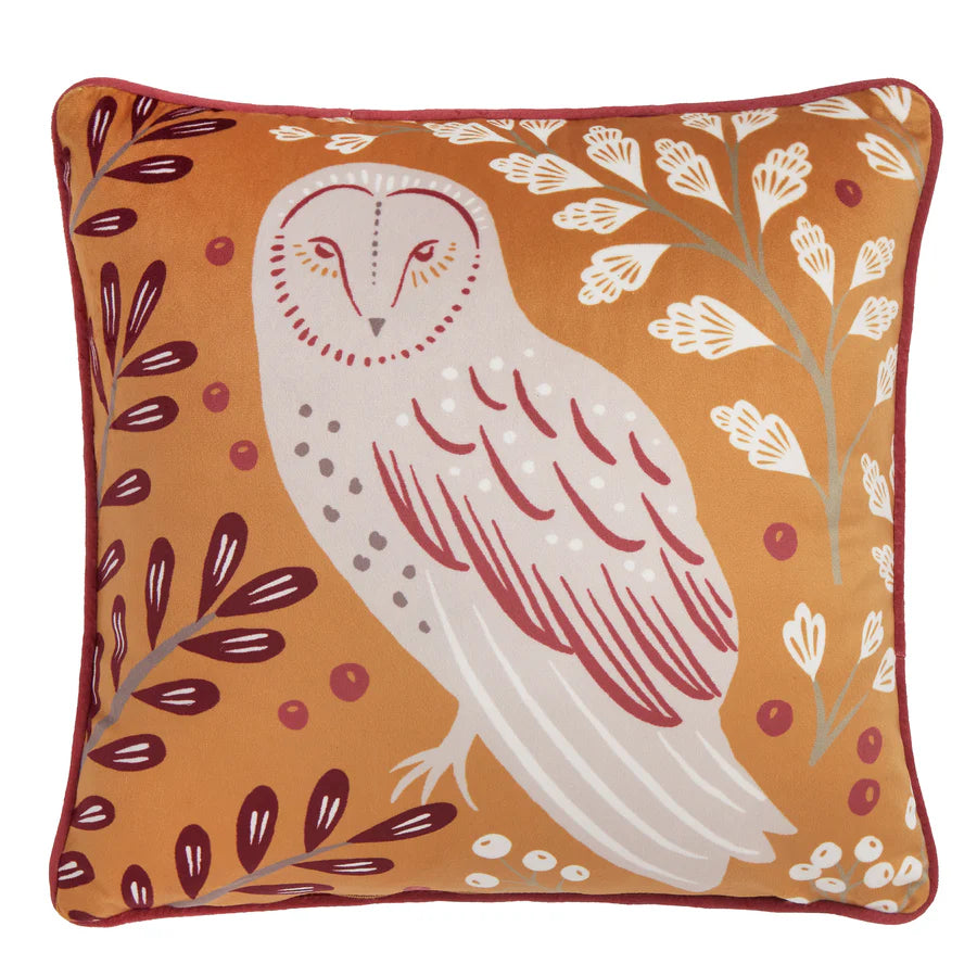 Enchanted Filled Cushion by Dreams & Drapes Lodge in Red