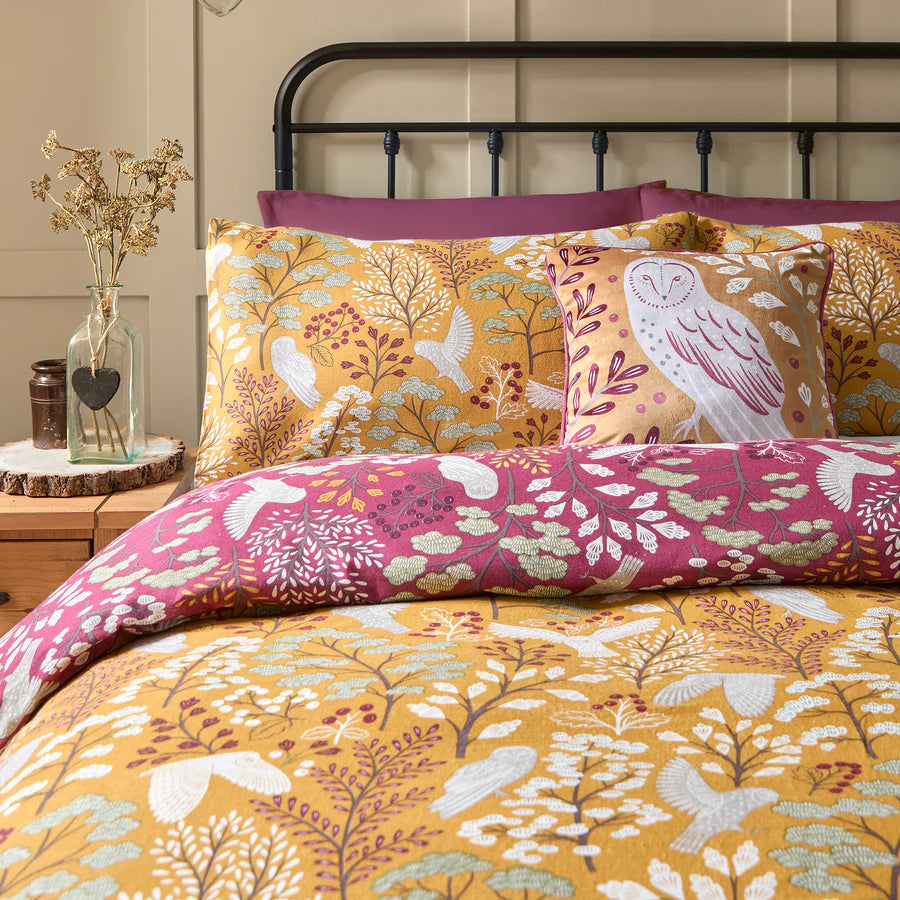 Enchanted Duvet Cover Set by Dreams & Drapes Lodge in Gold