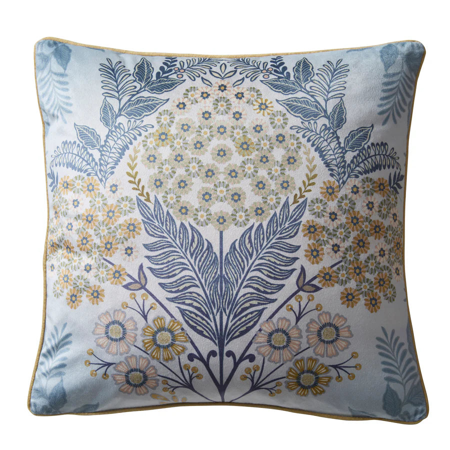 Evelina Filled Cushion by Appletree Heritage in Navy