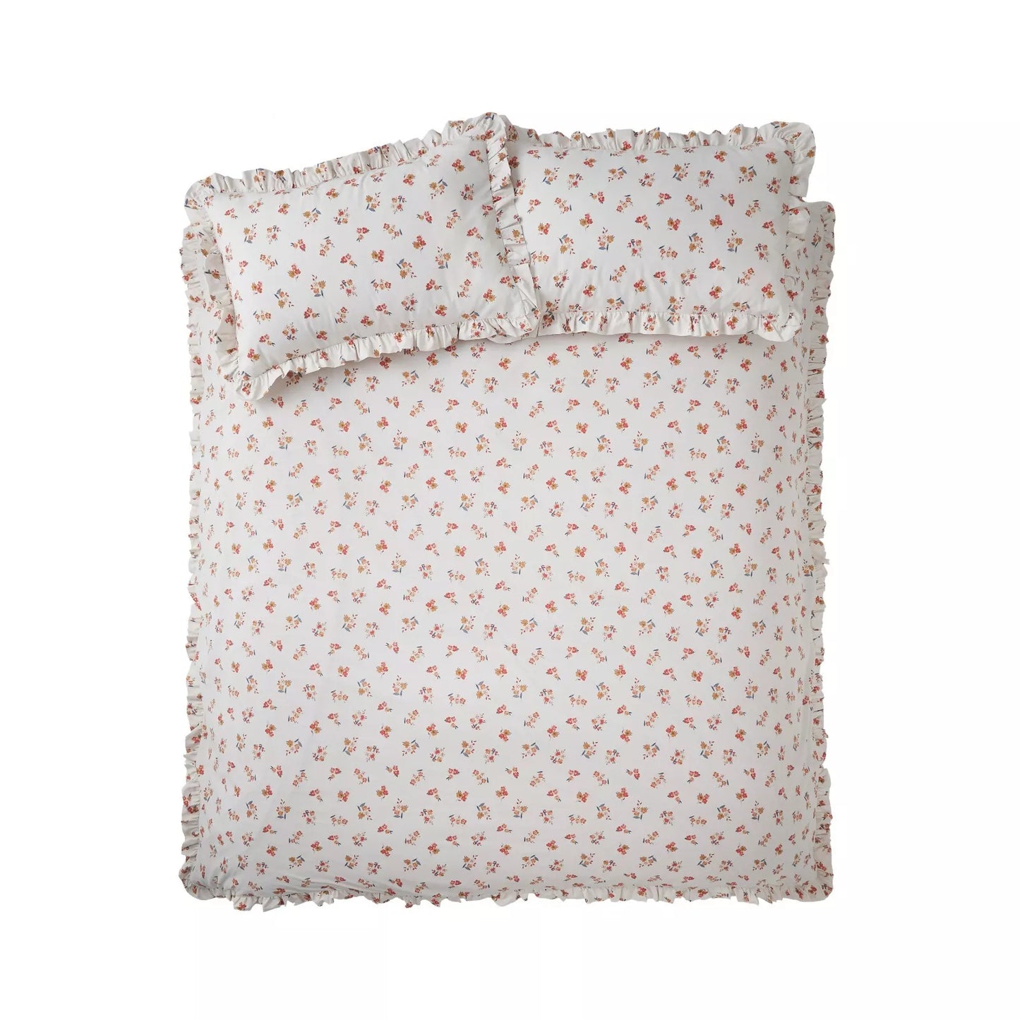 Frill Ditsy Floral Duvet Cover Set by Catherine Lansfield