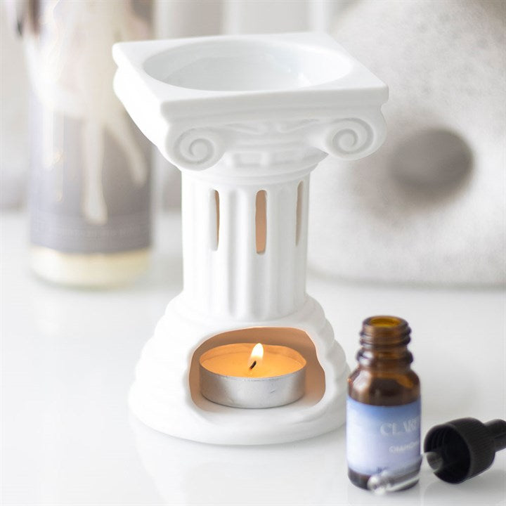 Greek Column Oil Burner and Wax Warmer