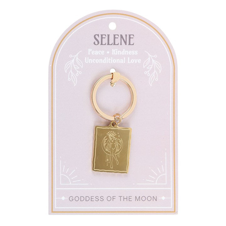 Selene Goddess Talisman Keyring