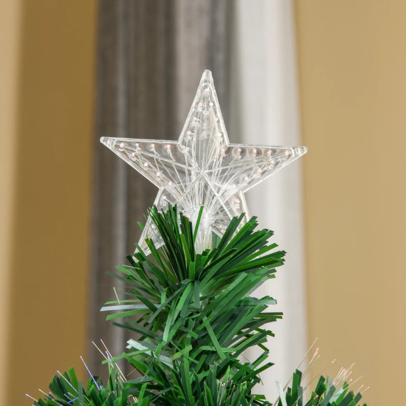 5FT Pre-Lit Fibre Optic Artificial Christmas Tree