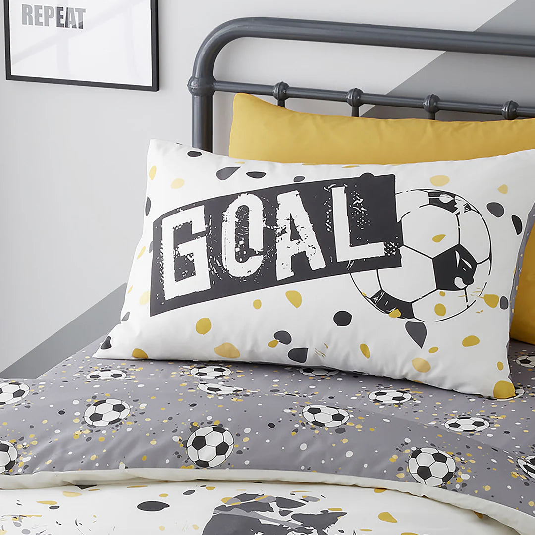 Goal Duvet Cover Set by Bedlam in Gold