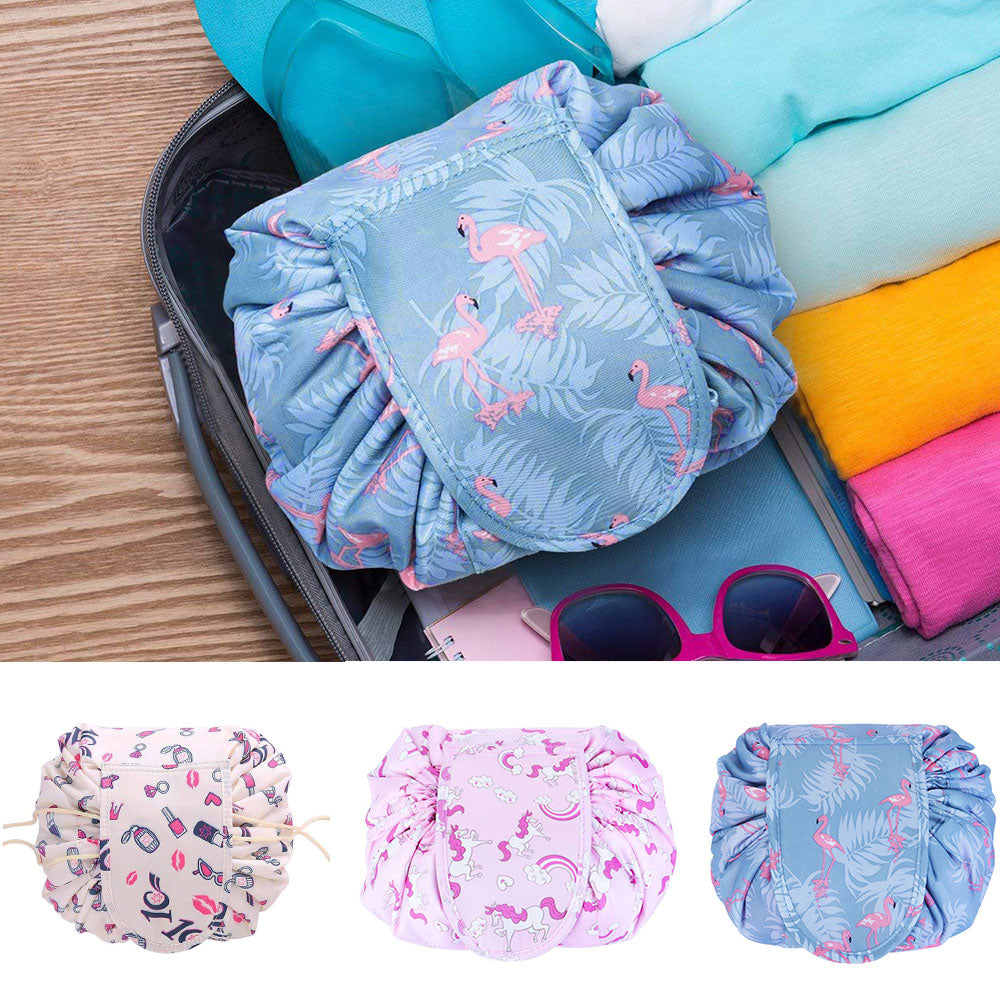 Portable Makeup Drawstring Bags Storage Travel Pouch Cosmetic Bag