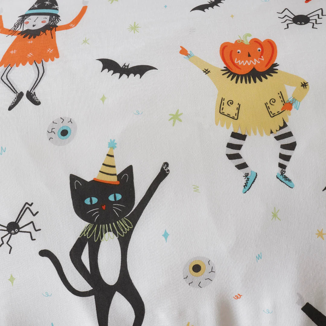 Halloween Party Duvet Cover Set  by Bedlam in Grey