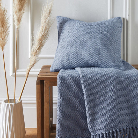 Hayden Cushion by Drift Home in Blue