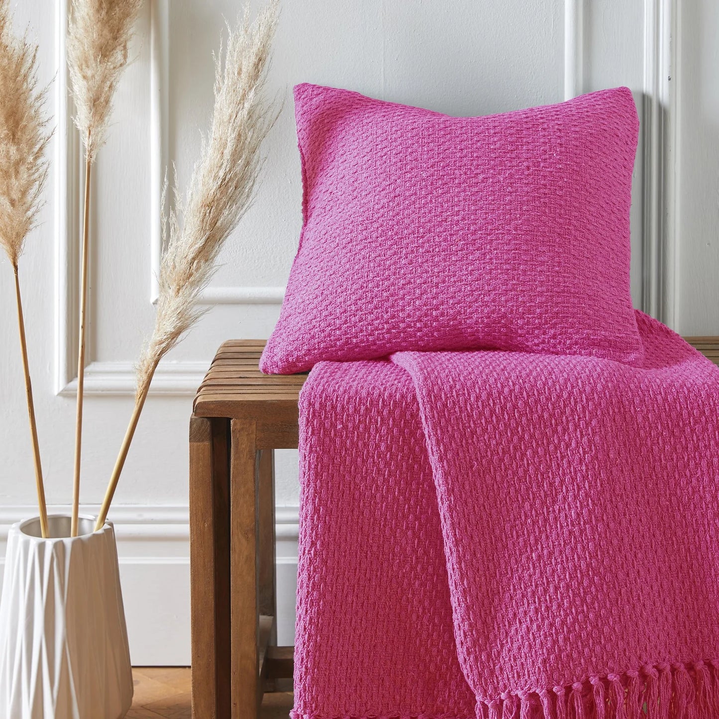 Hayden Cushion by Drift Home in Pink