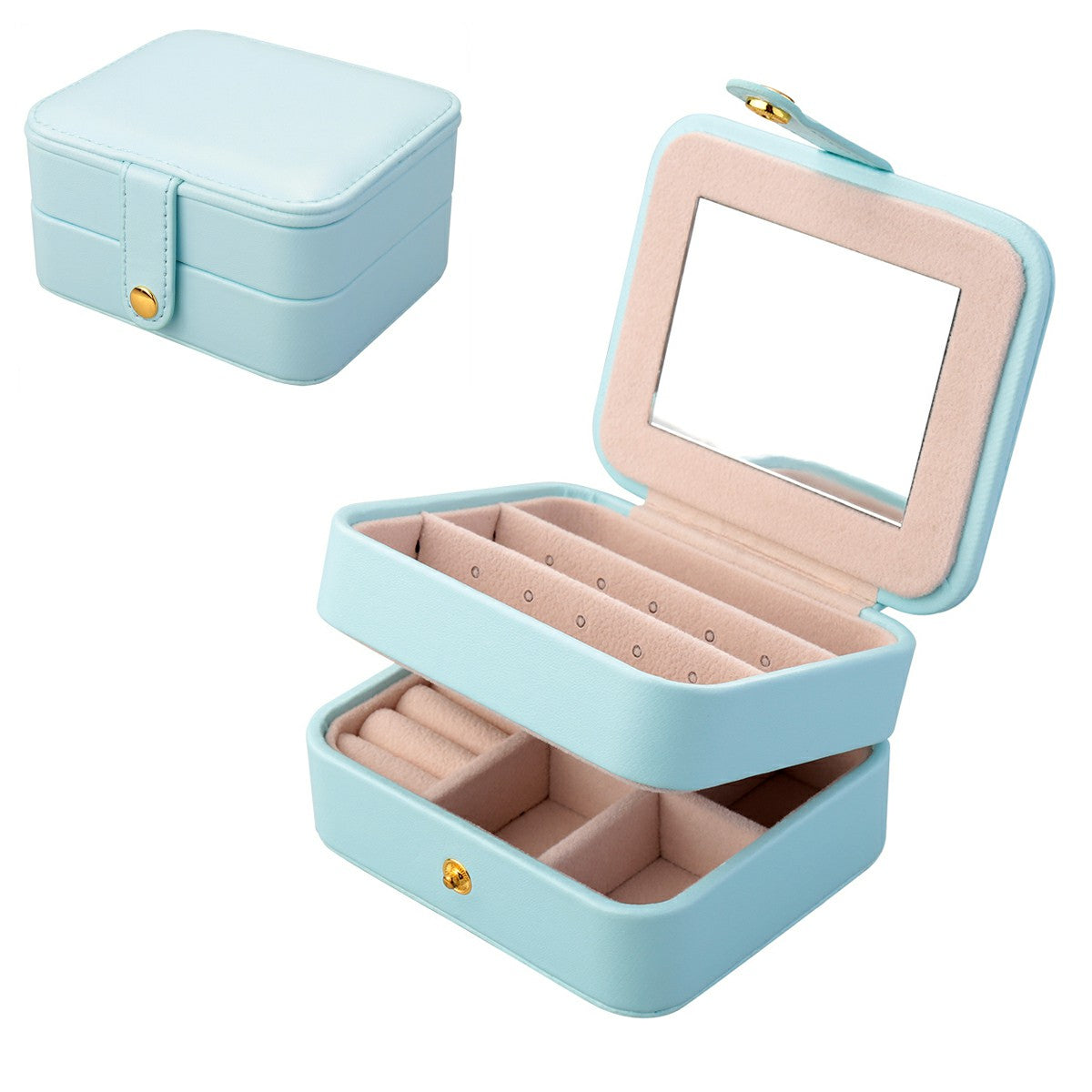 Creative Small Jewellry Box Multi-layer Portable Travel Jewellery Box